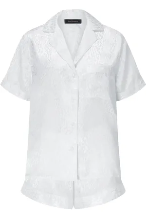 Ann Summers White Signature Satin Pyjamas Set XXL