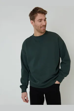 Threadbare Forest Green Oversized Fit Crew Neck Sweatshirt XL