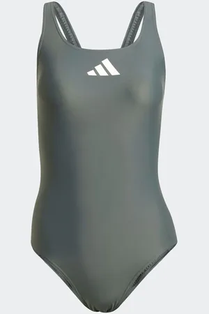 adidas Green 3 Bar Swimsuit 36