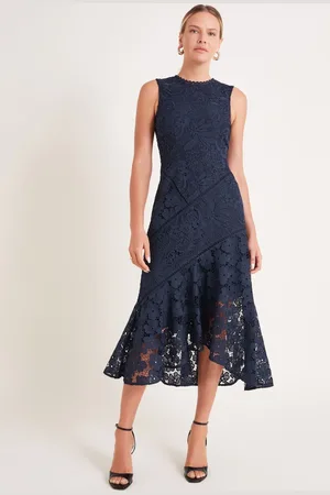 Monsoon Gianna Sleeveless Lace Midi Dress AU 12