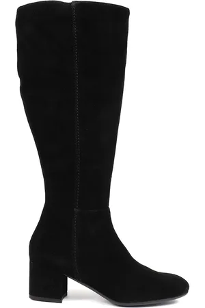 JONES BOOTMAKER Loulour Knee High Leather Black Boots AU 8 (EU 39)