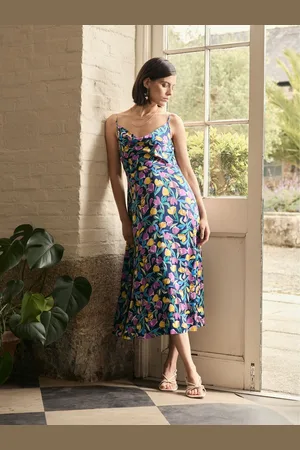 Seasalt Cornwall Housel Bay Satin Cami Dress AU 8