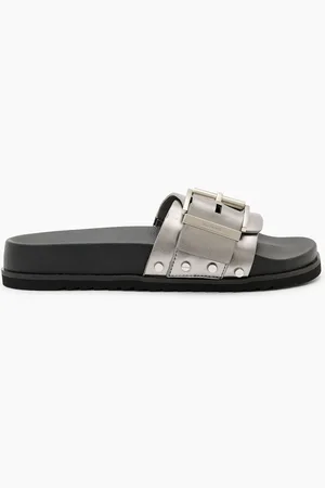 AllSaints AllSaints Grey Ellie Stud Sliders AU 10 (EU 41)