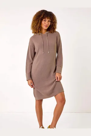 Roman Hooded Knit Dress AU 14