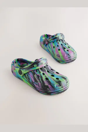 Next Black Purple Marble Clogs AU 2 (EU 34.5)