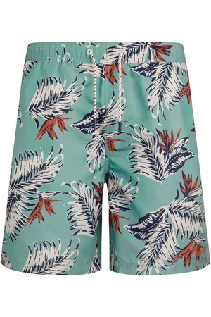 Weird Fish Belukha Printed Swim Shorts 40r