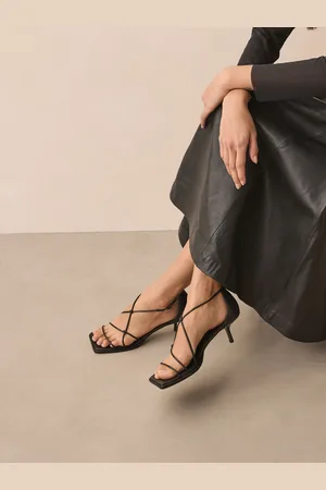 Next Black Standard Fit Forever Comfort Square Toe Strappy Sandals AU 10 (EU 42)
