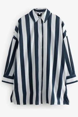 Next 100% Cotton Beach Shirt Cover-Up AU 14 Tall