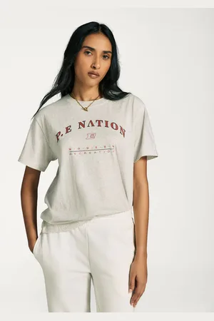 P.E Nation P. E Nation Light Grey Marl Liberation T-Shirt L