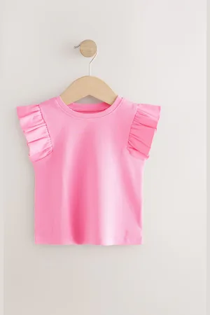 Next Pink Frill Shoulder Ribbed Vest (3mths-7yrs) 6