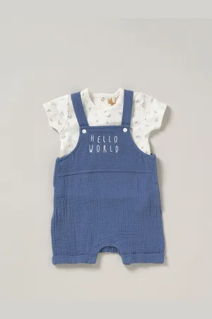 HOMEGROWN Blue Dungaree Outfit Set 6