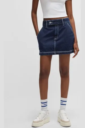 HUGO BOSS 100% Cotton Denim Skirt S