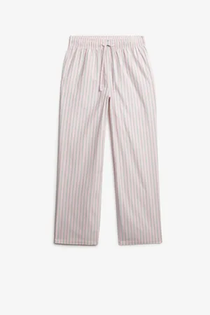Superdry Pink Stripe Elastic 100% Cotton Trousers 14