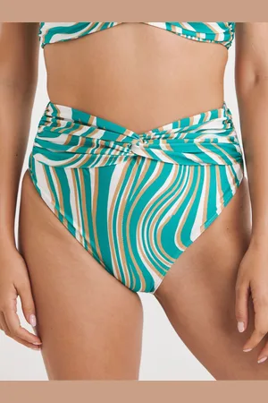 Simply Be Green Magisculpt Twist Front High Waist Bikini Briefs AU 16