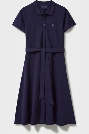 J.Crew Belted Short Sleeve Polo Dress AU 14