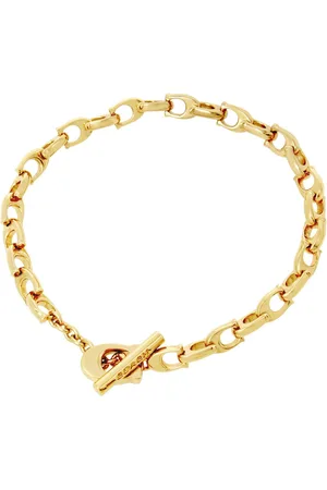 Coach Gold Tone Signature Link Bracelet One