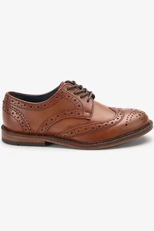 Next Wide Fit (G) Leather Laceup Brogue Shoes AU 9 (EU 26.5)
