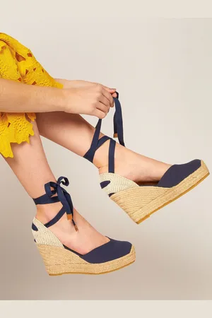 JONES BOOTMAKER Ladies Alyssa Wedge Espadrilles AU 7 (EU 38)