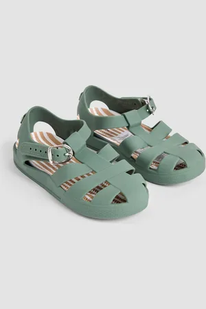 JoJo Maman Bébé Khaki Jelly Sandals AU 4 (EU 21)