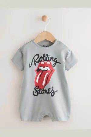 Next Grey The Rolling Stones Baby Romper (0mths-3yrs) First Size