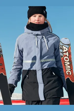 Roxy Blue Waterproof Thermal Highridge Block Colour Snow Ski Jacket L