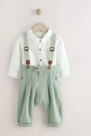 Next Baby Shirt Trousers and Braces 3 Piece Set (0mths-2yrs) 6