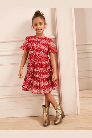 Love & Roses Sparkle Chiffon Dress (5-16yrs) 14 Years (164cm)