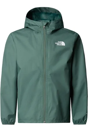 The North Face Green Teen Zipline Rain Jacket S