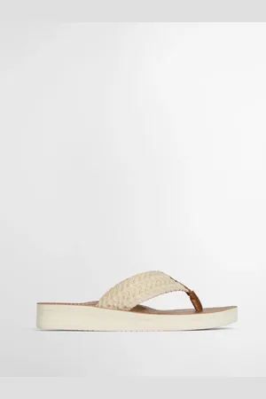Barbour Cream Kelburn Flip Flop Sandals AU 7 (EU 38)