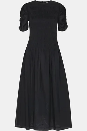 Whistles 100% Cotton Smocked Avery Dress AU 10