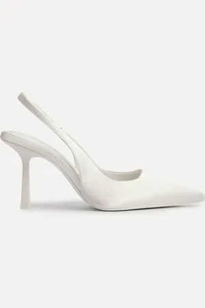 Linzi Matched Bridal Sling Back Court Heels AU 9 (EU 40)