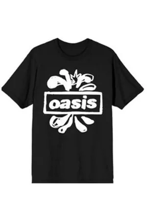 Only & Sons Black Relaxed Fit Oasis Band 100% Cotton T-Shirt large
