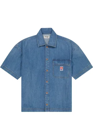 Wrangler Blue Short Sleeve CJ Overshirt S