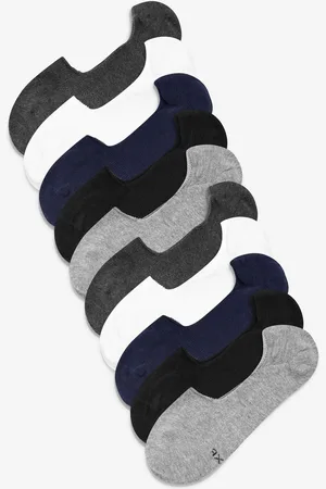 Next Multi 10 Pack Invisible Trainers Socks UK 6