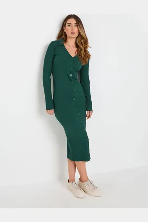 Long Tall Sally Collar Button Through Dress AU 14 Tall