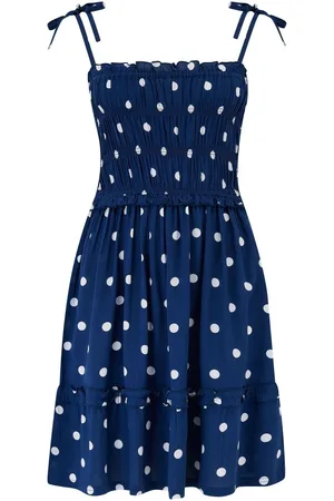 Pour Moi Strapless Shirred Bodice Frill Woven Beach Dress AU 20
