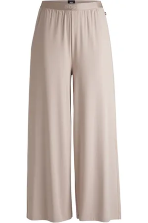 HUGO BOSS Natural Stretch Jersey Wide Leg Bottoms XL
