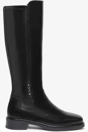 Nero Giardini Black Leather Knee High Riding Boots AU 9 (EU 40)
