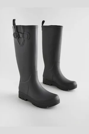 Next Black Knee High Wellies AU 10 (EU 42)