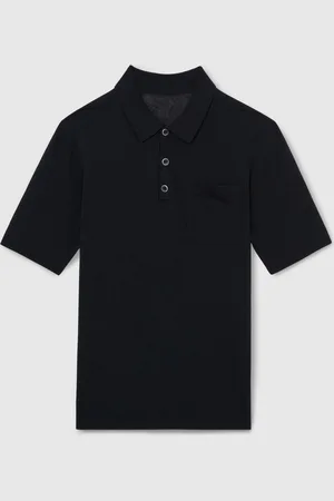 Reiss Nelson Patch Pocket Knit Polo Shirt XL