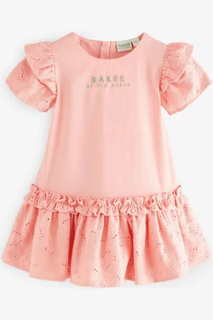 Ted Baker Broiderie Detail Dress Newborn