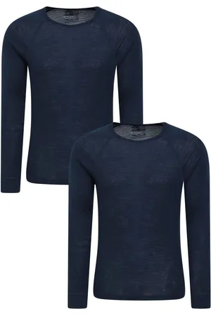 Mountain Warehouse Blue Merino Thermal Tops 2 Pack XXL