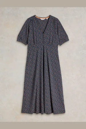 White Stuff Megan Jersey Midi Dress AU 8