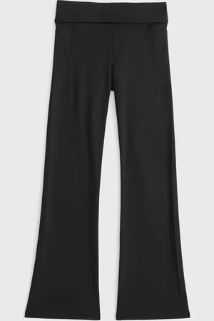 Abercrombie & Fitch Active Athleisure Flare Leggings With Foldover Waist 17-18 Yrs
