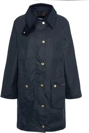 Barbour Blue Long Beadnell Jacket AU 18
