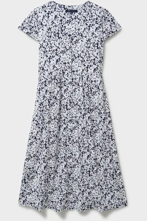 J.Crew Alyssia Button Through Jersey Dress AU 18