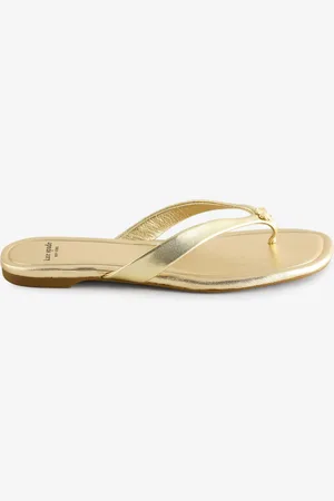 Kate Spade Gold Spade Flower Sandals AU 6.5 (EU 37)