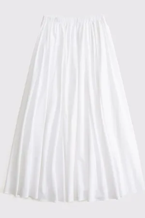 Abercrombie & Fitch Elasticated Waist Full Maxi Skirt xlarge