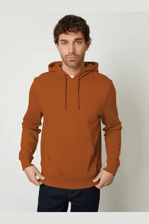 Threadbare Rust Pullover Hoodie L