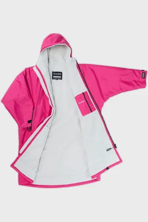 Dryrobe Pink Advance Adult Long Sleeve Changing Robe L